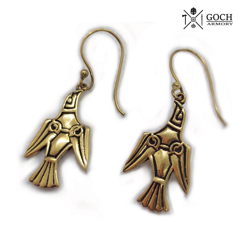 Odin’s raven earrings