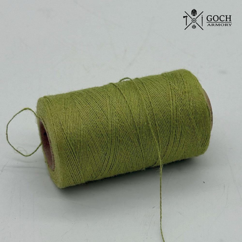 Large lime linen thread