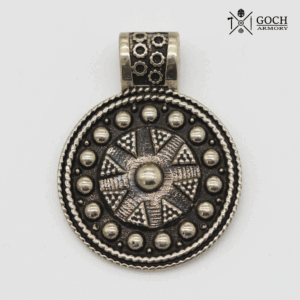 Pendant from Wolin, made of white brass