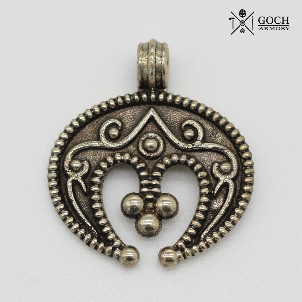Lunula from Gdańsk made of white brass