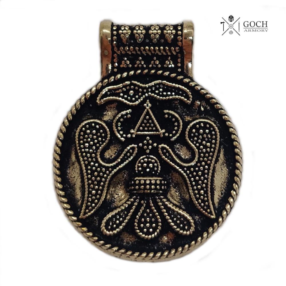 Pendant with the Byzantine coat of arms from Gniezdov