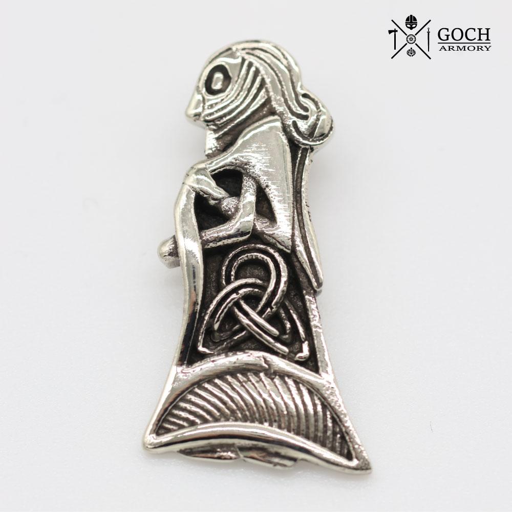 Vulva from Tisso in Denmark in white brass